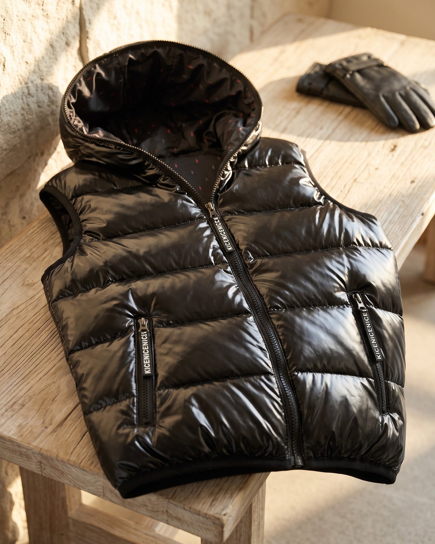 Simon Hooded Puffer Vest
